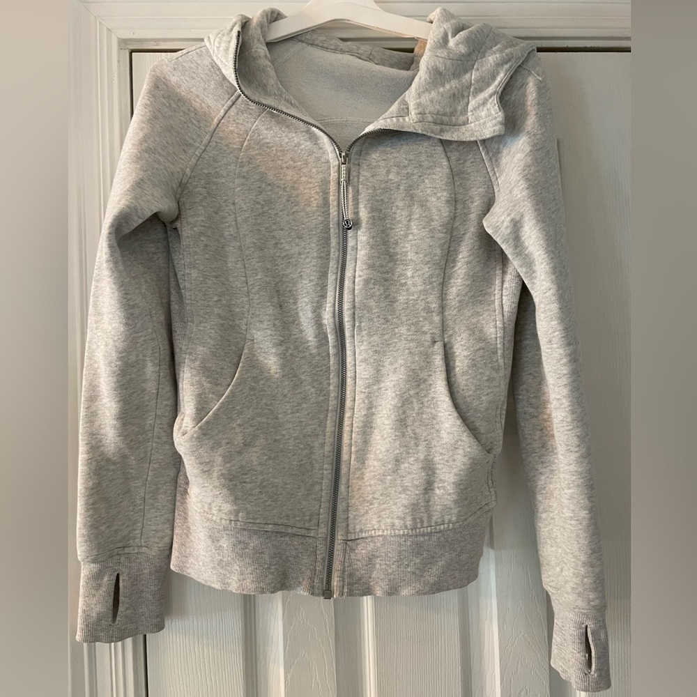 Lulu lemon classic hoodie scuba jacket, full length